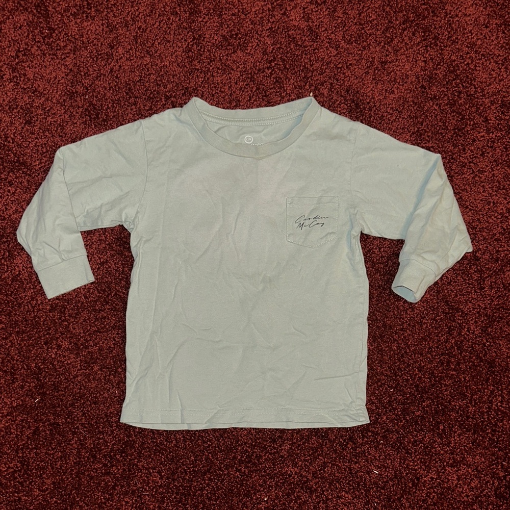 Kids Long Sleeve Tee - Soft Blue